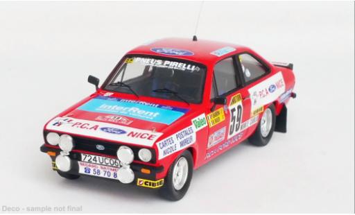 Diecast model cars Ford Escort 1/43 Trofeu MK II RS 2000 No.59 Rallye WM Rallye Monte Carlo 1982 Ford Escort 1/43 Trofeu MK II RS 2000 No.59 Rallye WM Rallye Monte Carlo 1982 diecast model cars