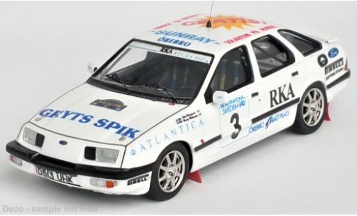 Diecast model cars Ford Sierra 1/43 Trofeu XR 4x4 No.3 Rallye WM Rallye Suède 1988 Ford Sierra 1/43 Trofeu XR 4x4 No.3 Rallye WM Rallye Suède 1988 diecast model cars