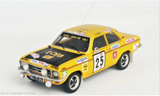 Diecast model cars Opel Ascona 1/43 Trofeu A No.25 Rallye WM Rallye Portugal 1973 Opel Ascona 1/43 Trofeu A No.25 Rallye WM Rallye Portugal 1973 diecast model cars