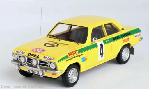 Opel Ascona 1/43 Trofeu A No.4 Irmscher tuning Rallye Rüsselsheim 1973 diecast model cars