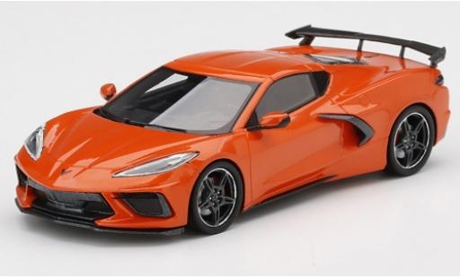 Diecast model cars Chevrolet Corvette 1/43 TrueScale Miniatures C8 Stingray orange 2020 Chevrolet Corvette 1/43 TrueScale Miniatures C8 Stingray orange 2020 diecast model cars