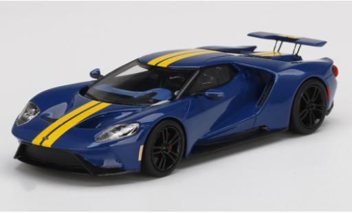 Diecast model cars Ford GT 1/43 TrueScale Miniatures blue/yellow Ford GT 1/43 TrueScale Miniatures blue/yellow diecast model cars