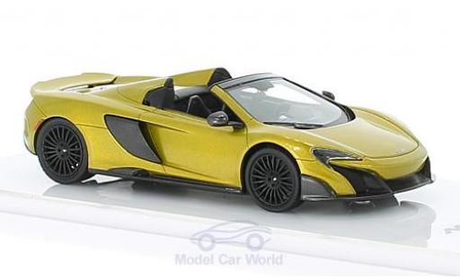 Diecast model cars McLaren 675 1/43 TrueScale Miniatures LT Spider gold McLaren 675 1/43 TrueScale Miniatures LT Spider gold diecast model cars