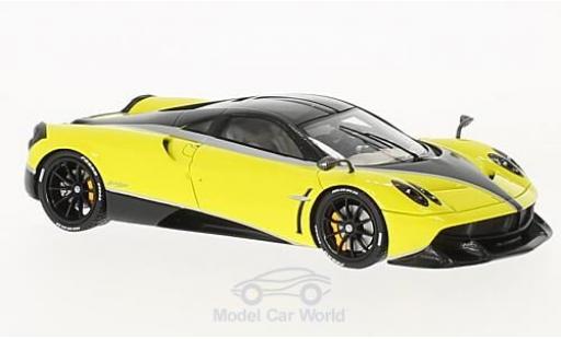 Diecast model cars Pagani Huayra 1/43 TrueScale Miniatures Pacchetto Tempesta yellow/black 2016 Pagani Huayra 1/43 TrueScale Miniatures Pacchetto Tempesta yellow/black 2016 diecast model cars