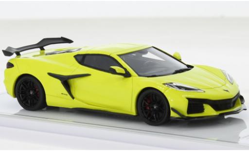 Diecast model cars Chevrolet Corvette 1/43 TrueScale Miniatures (C8) Z06 yellow clair 2023 Chevrolet Corvette 1/43 TrueScale Miniatures (C8) Z06 yellow clair 2023 diecast model cars