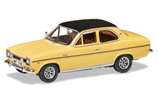 Diecast model cars Ford Escort 1/43 Vanguards Mk1 1300E beige/matt-black RHD Ford Escort 1/43 Vanguards Mk1 1300E beige/matt-black RHD diecast model cars