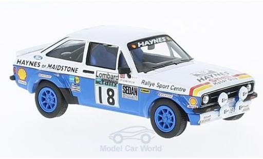 Diecast model cars Ford Escort 1/43 Vanguards MK2 RS 1800 RHD No.18 Rallye WM RAC Rallye J.Taylor/P.Short Ford Escort 1/43 Vanguards MK2 RS 1800 RHD No.18 Rallye WM RAC Rallye J.Taylor/P.Short diecast model cars