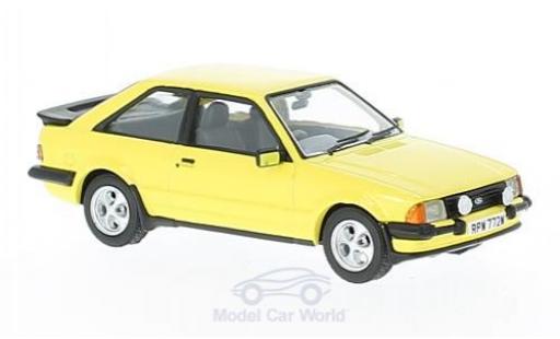 Diecast model cars Ford Escort MKI 1/43 Vanguards MKIII XR3 yellow RHD Ford Escort MKI 1/43 Vanguards MKIII XR3 yellow RHD diecast model cars