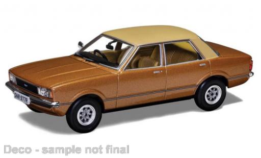 Diecast model cars Ford Cortina 1/43 Vanguards MK IV 1.6 GL metallise brun/beige RHD Ford Cortina 1/43 Vanguards MK IV 1.6 GL metallise brun/beige RHD diecast model cars
