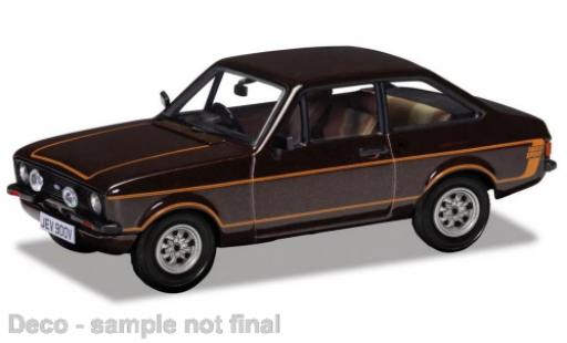 Diecast model cars Ford Escort 1/43 Vanguards MK II 1600 Sport metallise brun RHD Ford Escort 1/43 Vanguards MK II 1600 Sport metallise brun RHD diecast model cars