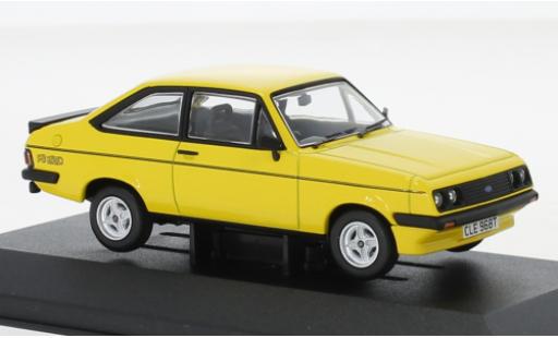 Diecast model cars Ford Escort 1/43 Vanguards MkII RS2000 yellow RHD Ford Escort 1/43 Vanguards MkII RS2000 yellow RHD diecast model cars