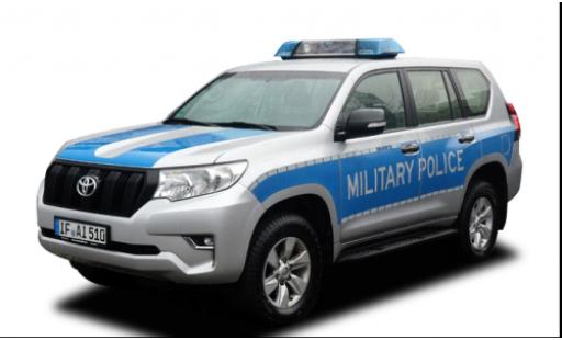 Diecast model cars Toyota Land Cruiser 1/43 Vitesse Prado Militärpolizei 2018 Toyota Land Cruiser 1/43 Vitesse Prado Militärpolizei 2018 diecast model cars