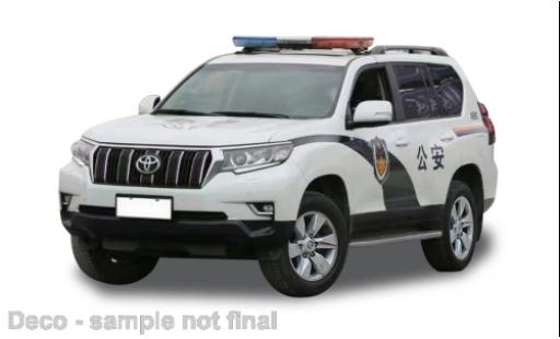 Diecast model cars Toyota Land Cruiser 1/43 Vitesse Prado RHD Guangzhou Police 2018 Toyota Land Cruiser 1/43 Vitesse Prado RHD Guangzhou Police 2018 diecast model cars