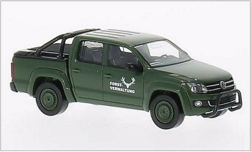Volkswagen Amarok Base 1/87 Wiking Forstverwaltung green diecast model cars