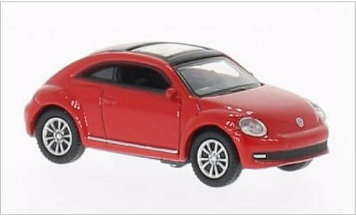 Volkswagen Beetle Base 1/87 Welly red diecast model cars