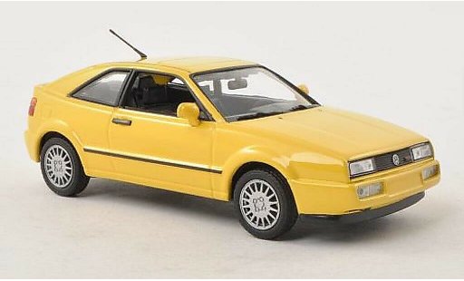 Volkswagen Corrado G60 1/43 Minichamps yellow 1990 diecast model cars