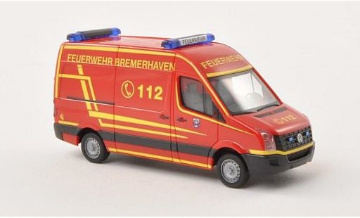 Volkswagen Crafter Base 1/87 Herpa HD Fire brigade Bremerhaven diecast model cars
