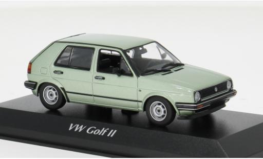 Diecast model cars Volkswagen Golf II gr&Atilde;&frac14;n 1985 1/43 Minichamps