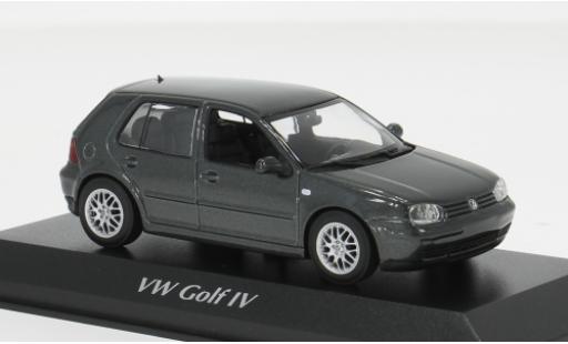 Diecast model cars Volkswagen Golf IV grau 1999 1/43 Maxichamps