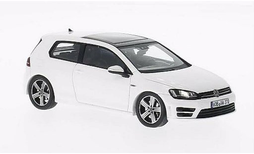 Volkswagen Golf R 1/43 Spark white 2013 diecast model cars