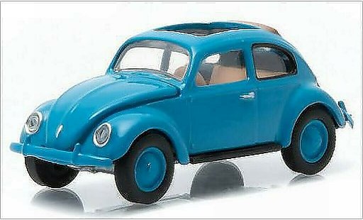 Volkswagen Kafer Base 1/64 Greenlight blue 1946 diecast model cars