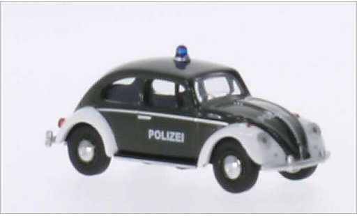 Volkswagen Kafer Base 1/64 Schuco green/white Police diecast model cars