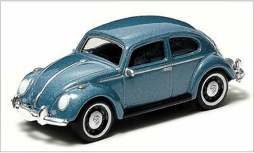 Volkswagen Kafer Base 1/64 Greenlight metallic blue diecast model cars