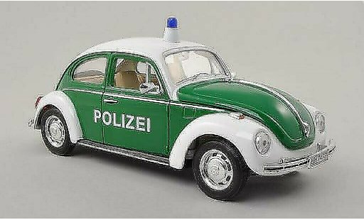 Volkswagen Kafer Base 1/24 Welly Police green/white 1972 diecast model cars