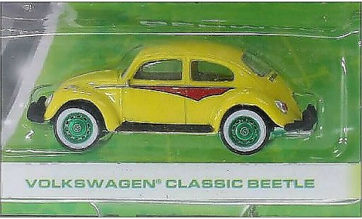 Volkswagen Kafer Base 1/64 Greenlight Special Version yellow diecast model cars