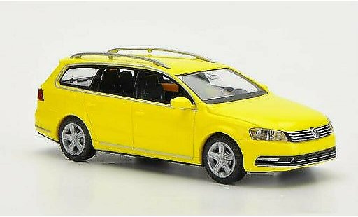 Volkswagen Passat B7 1/87 Wiking Variant yellow diecast model cars