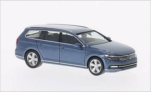 Volkswagen Passat B7 1/87 Herpa Variant metallic blue 2014 diecast model cars