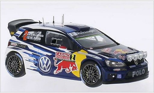 Volkswagen Polo WRC 1/43 Spark R No.2 Motorsport Red Bull Rally WM Rally Monte Carlo 2015 /M.Antilla diecast model cars