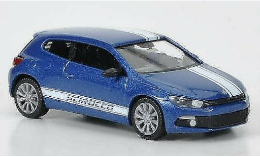 Volkswagen Scirocco Base 1/87 Wiking III blue/white diecast model cars