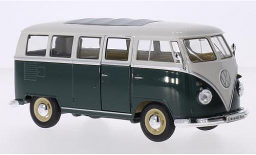 Diecast model cars Volkswagen T1 1/24 Welly Bus grü 1:24 Volkswagen T1 1/24 Welly Bus grü 1:24 diecast model cars