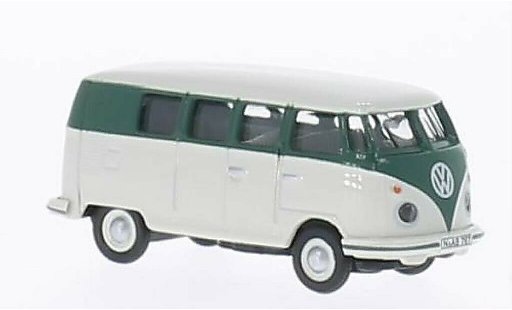 Volkswagen T1 Base 1/87 Schuco Bus grey/green diecast model cars