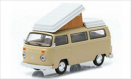 Volkswagen T2 A 1/64 Greenlight Westfalia beige 1970 diecast model cars