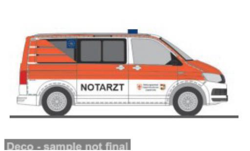 Volkswagen T6 1/87 Rietze Notarzt Rettungsdienst Halle/Saale 1:87 diecast model cars