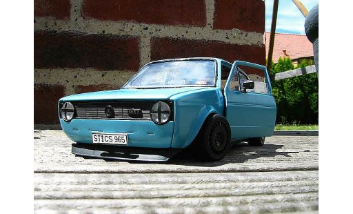 Volkswagen Golf GTI 1/18 Solido blue jantes ford escort rallye diecast model cars