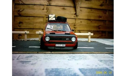 Volkswagen Golf GTI 1/18 Solido german old school diecast model cars