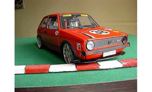 Volkswagen Golf GTI 1/18 Solido racing moteur v10 jantes bbs diecast model cars