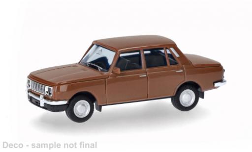 Diecast model cars Wartburg 353 braun 1966 1/87 Herpa