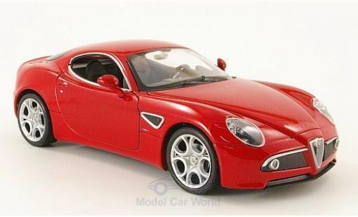 Diecast model cars Alfa Romeo 8C 1/24 Welly Competizione red ohne Vitrine Alfa Romeo 8C 1/24 Welly Competizione red ohne Vitrine diecast model cars