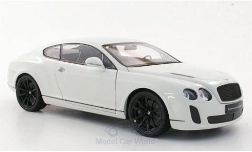 Diecast model cars Bentley Continental 1/18 Welly Supersports white Bentley Continental 1/18 Welly Supersports white diecast model cars