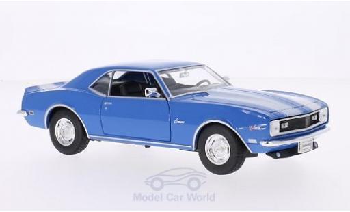 Diecast model cars Chevrolet Camaro 1/24 Welly Z28 blue/white 1968 ohne Vitrine Chevrolet Camaro 1/24 Welly Z28 blue/white 1968 ohne Vitrine diecast model cars