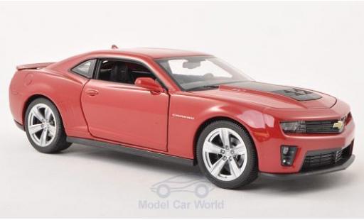 Diecast model cars Chevrolet Camaro ZL1 1/24 Welly ZL1 red 2012 Chevrolet Camaro ZL1 1/24 Welly ZL1 red 2012 diecast model cars