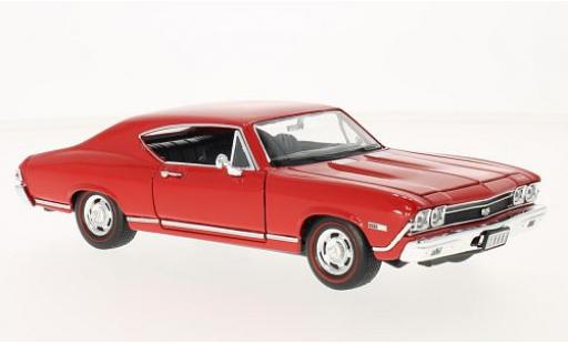 Diecast model cars Chevrolet Chevelle 1/24 Welly SS 396 red 1968 Chevrolet Chevelle 1/24 Welly SS 396 red 1968 diecast model cars
