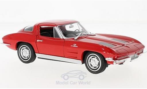 Chevrolet Corvette C2 1/24 Welly Sting Ray (C2) red 1963 diecast model cars