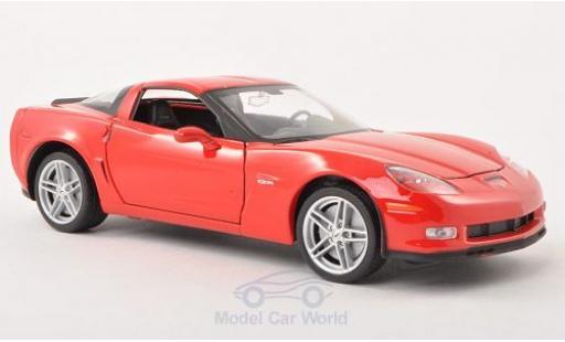 Chevrolet Corvette 1/24 Welly Z06 red 2007 diecast model cars