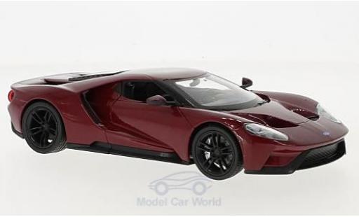 Ford GT 1/24 Welly red 2017 diecast model cars