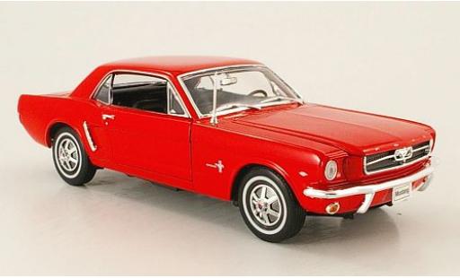 Diecast model cars Ford Mustang 1/18 Welly Coupe red 1964 Ford Mustang 1/18 Welly Coupe red 1964 diecast model cars